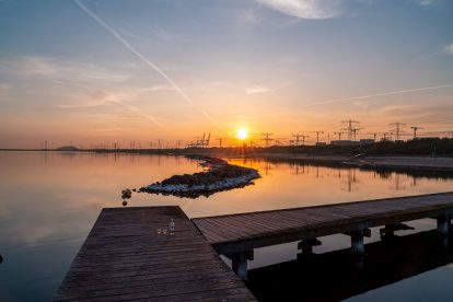 Fietsen door de Rotterdamse haven