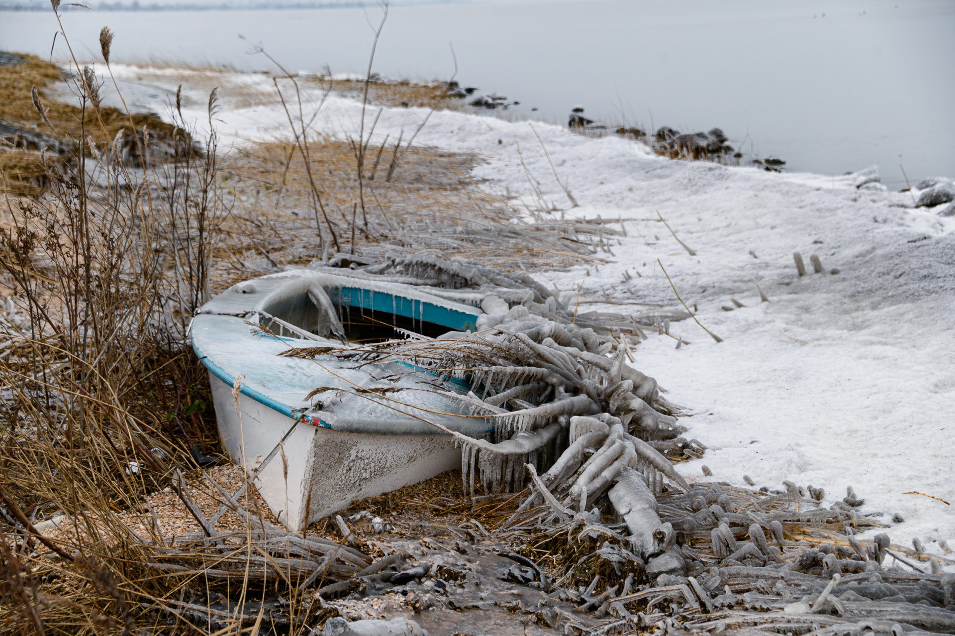 Fotoreportage | Een magische wandeling door winters Marken