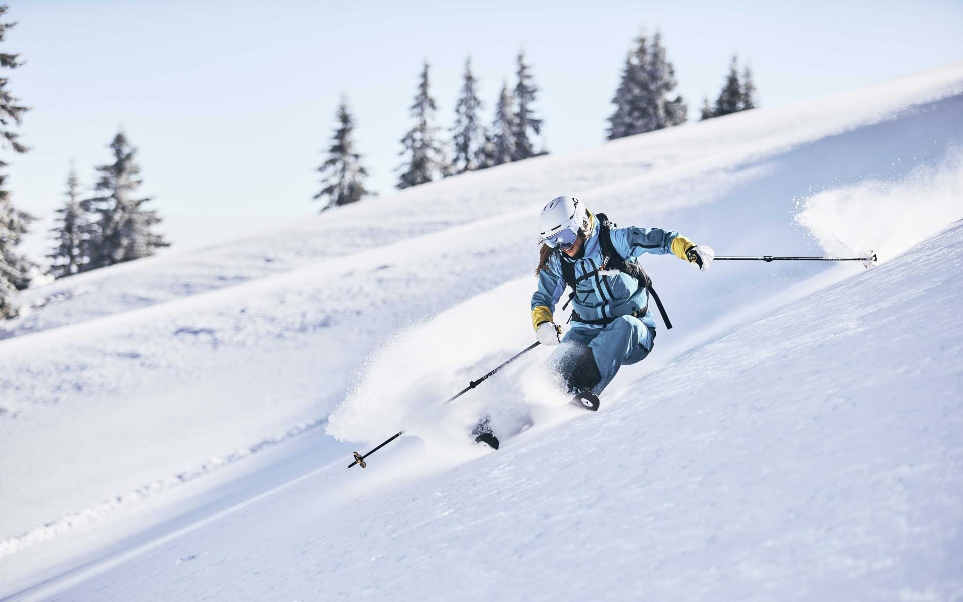 Skiën dichtbij. Oberbayern is groots wintersporten vlakbij München.